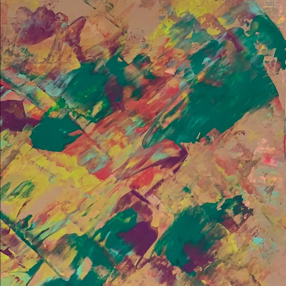 Original - Teal, magenta, pink, aqua, lime & blue - Picture 3 of 6